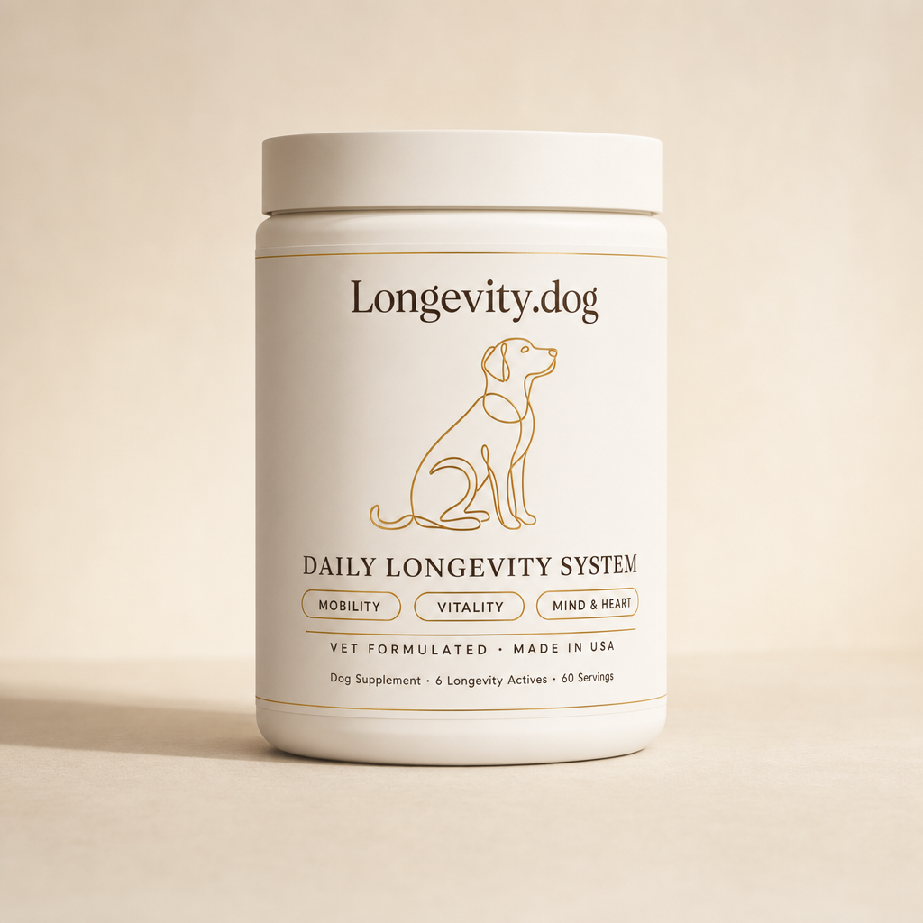 Add up to 4 healthy years to your dog's life.