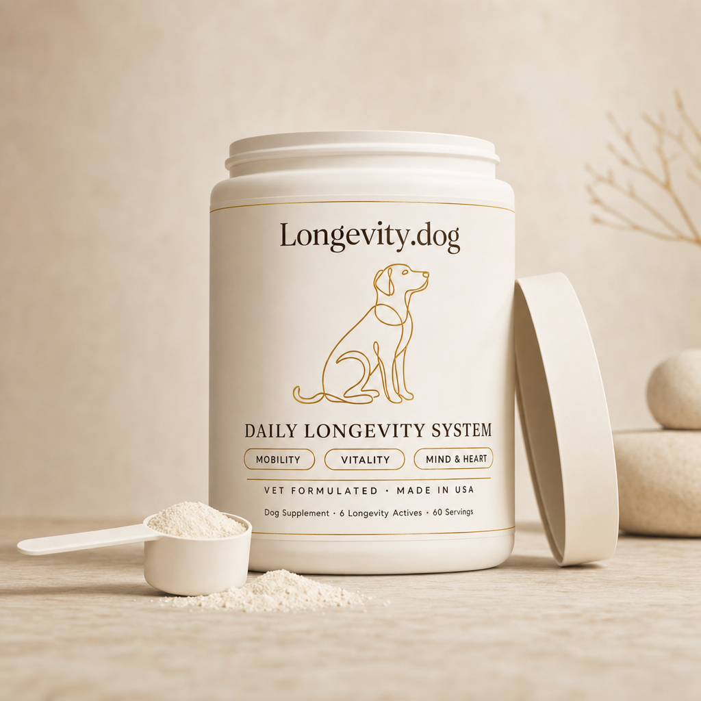 Add up to 4 healthy years to your dog's life.